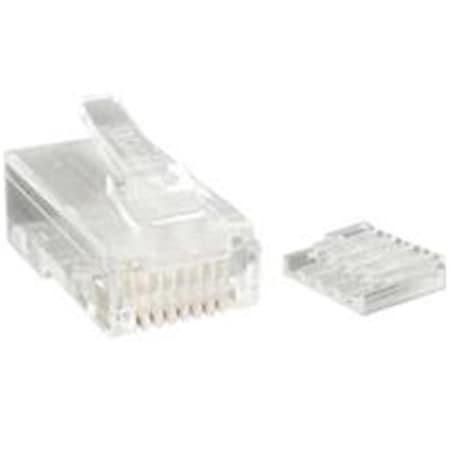Dynamicfunction Cat6 RJ45 Stranded Modular Plug Connector 50Pack DY615761